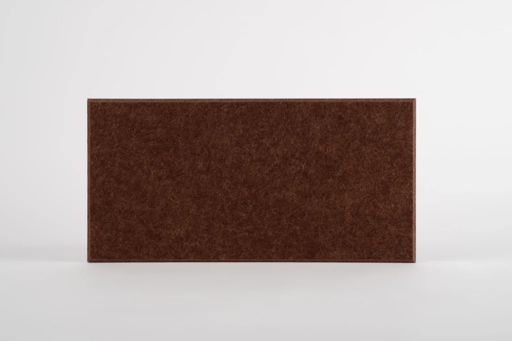 Panel ścienny filcowy brązowy 40×20